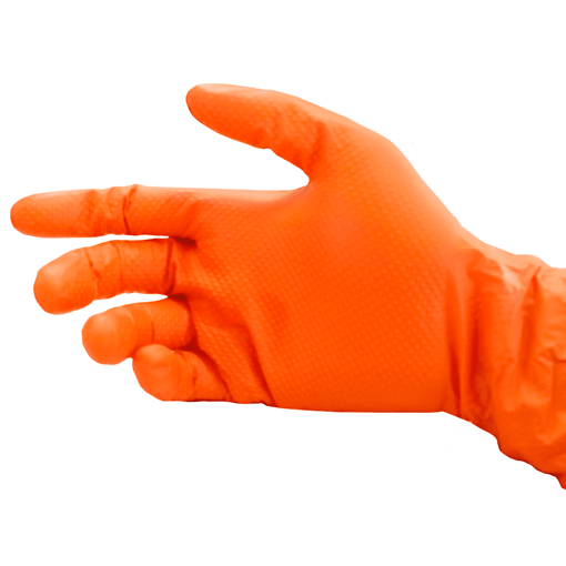 Imagen de GUANTE NITRILO ZAPHIRO NARANJA ULTRAGRIP